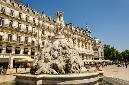 Place de la Comedie in Montpellier